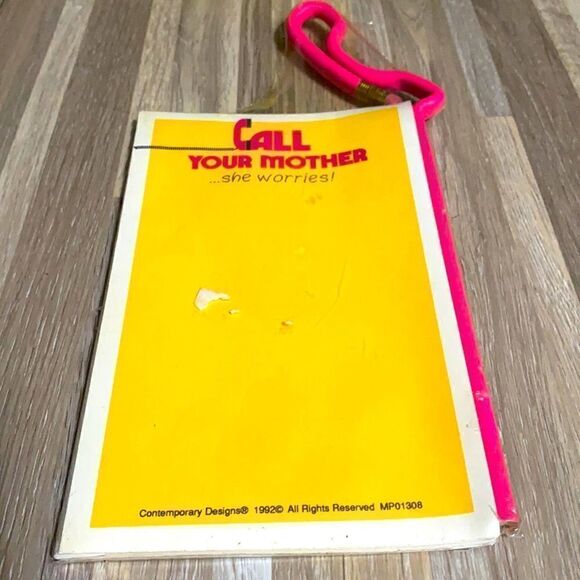 Vintage office home stationary call your mother she worries Contemporary design - Picture 1 of 3